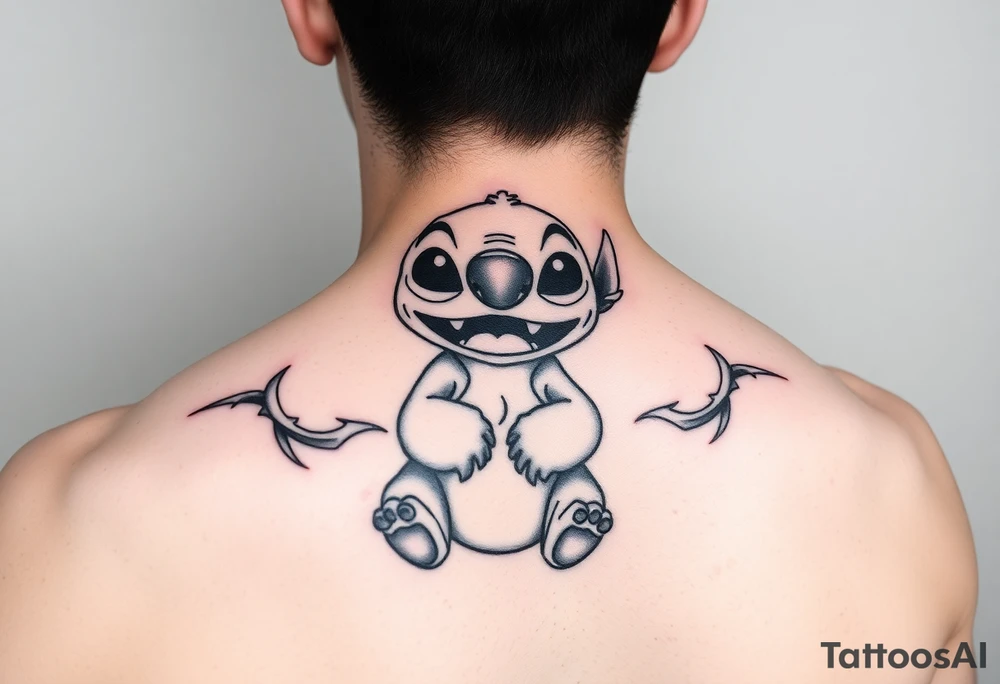 Stitch tattoo from lilo and stitch on arm tattoo idea