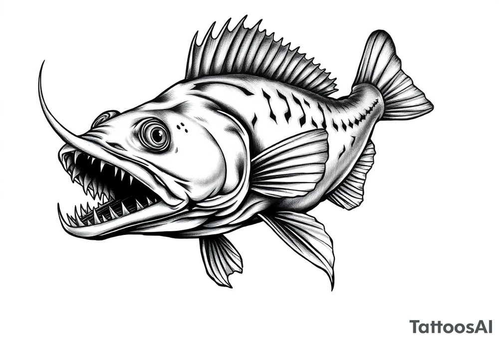 Flathead catfish tattoo idea