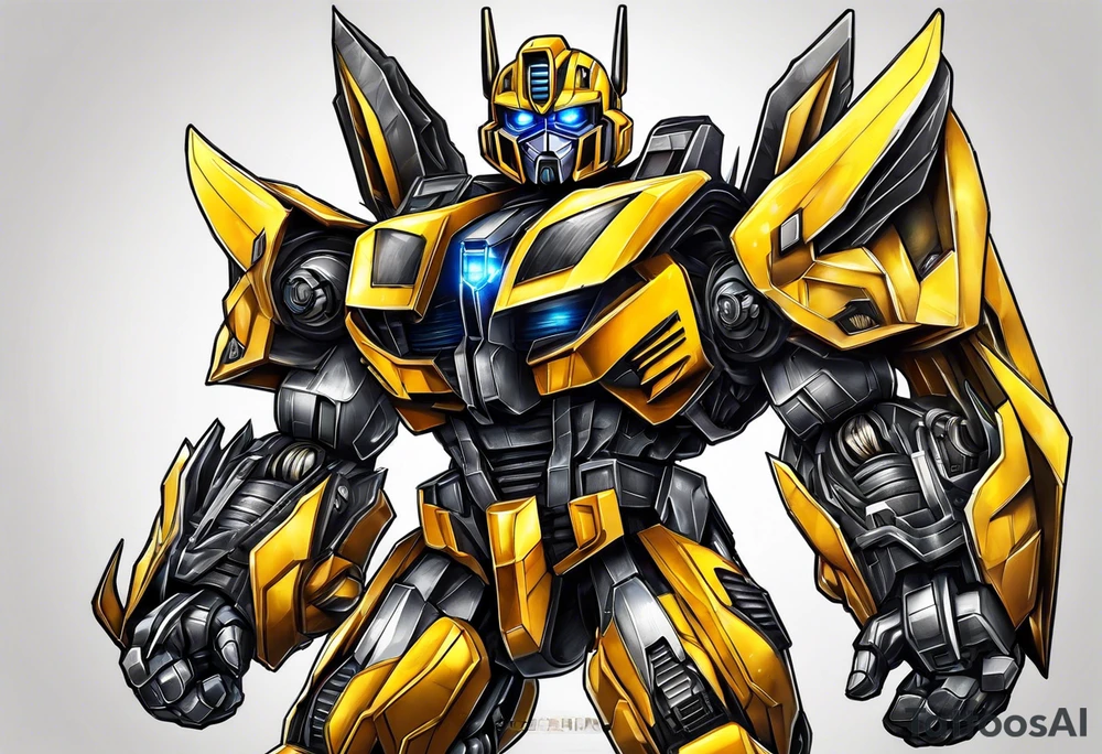Transformers bumblebee tattoo idea