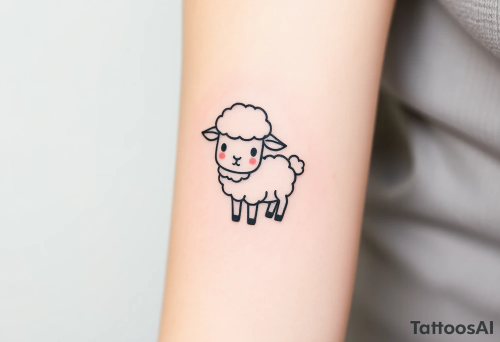 Black sheep tattoo idea
