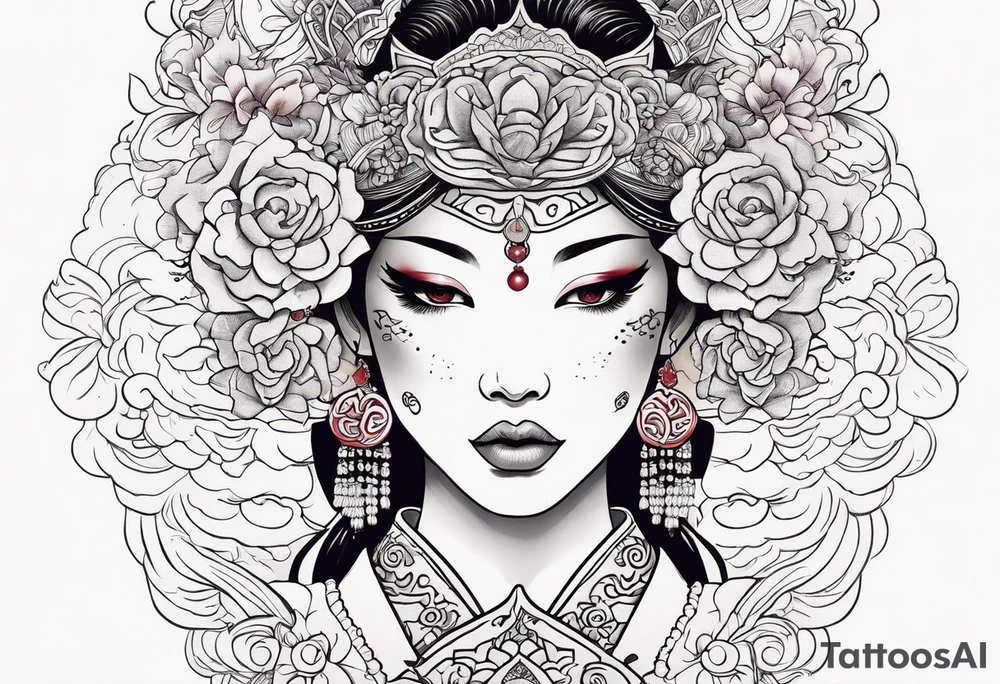 lady parts feminism tattoo idea