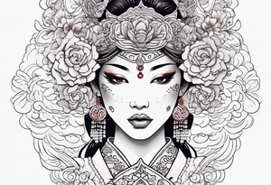 lady parts feminism tattoo idea