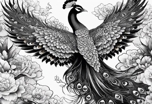 chinese peacocks flying

scary looking 
demonic tattoo idea