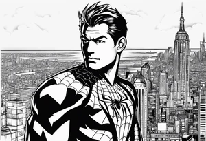 spider-man 3 tattoo idea