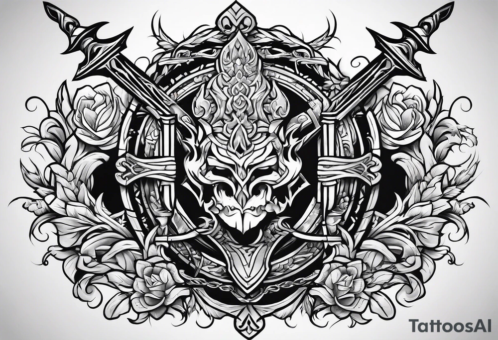sword consistency tattoo idea