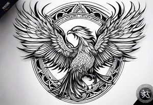 Phoenix tattoo idea