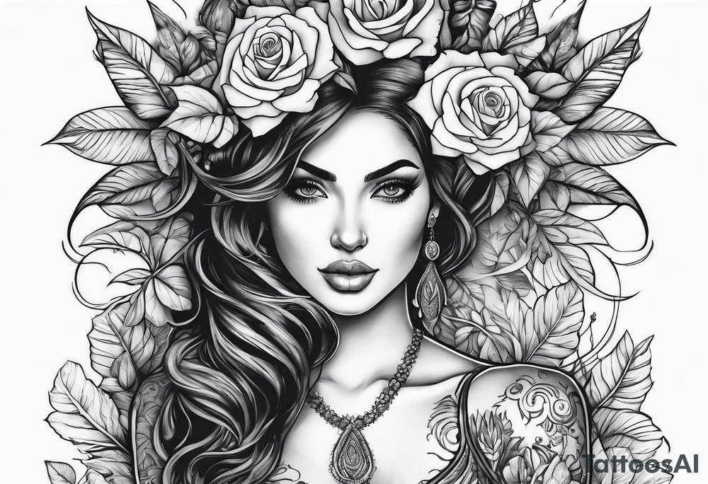 Rosa, mulher mandrake tattoo idea