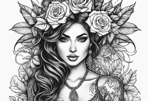 Rosa, mulher mandrake tattoo idea