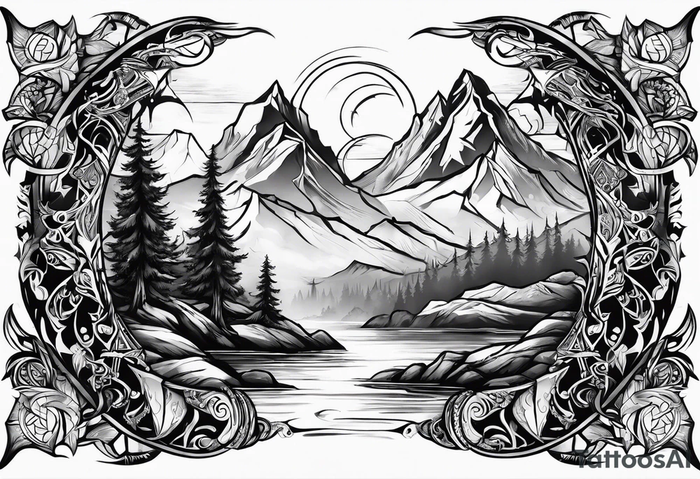 Skyrim tattoo idea