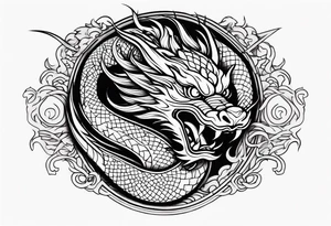 Traditional Chinese Dragon tattoo idea