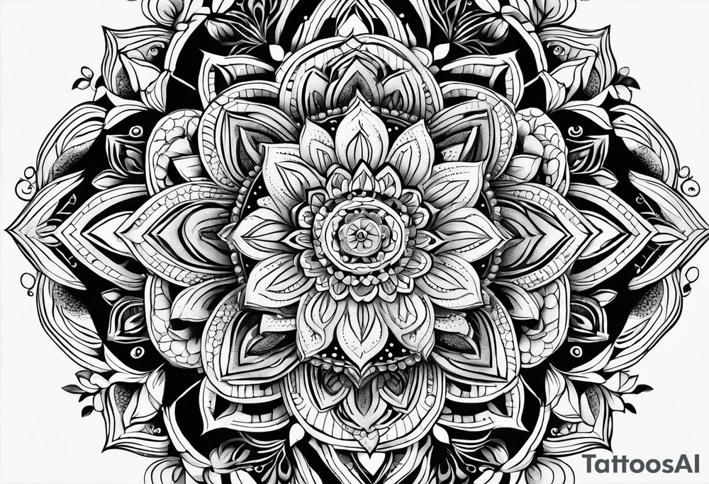 Mandala tattoo idea