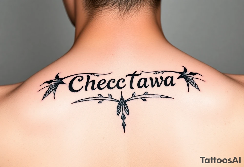 Choctaw childrens names wrist tattoo idea