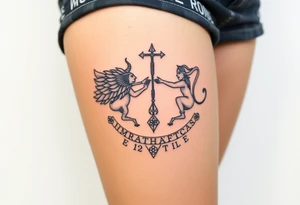 Taurus, Sagittarius, Runes, twin flame, soulmate, witch, Norse tattoo idea