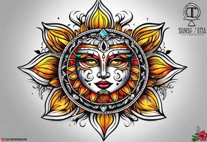 Sunshine tattoo idea