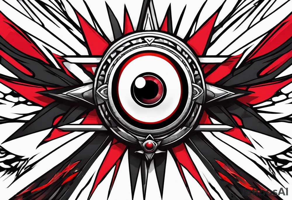 Sharingan eyes tattoo idea