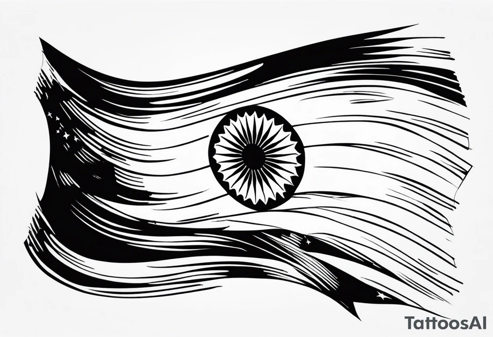Indian Flag tattoo idea