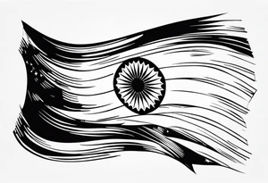 Indian Flag tattoo idea