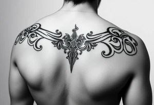 Celtic tribal sleeve tattoo idea