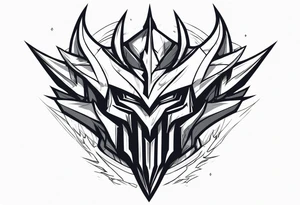 Mordekaiser from league of legends upper arm tattoo tattoo idea