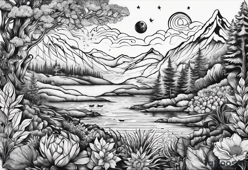 Nature tattoo idea