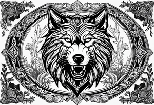 Fenrir
Keltischer Kompaß
Vor einem Nadelwald tattoo idea