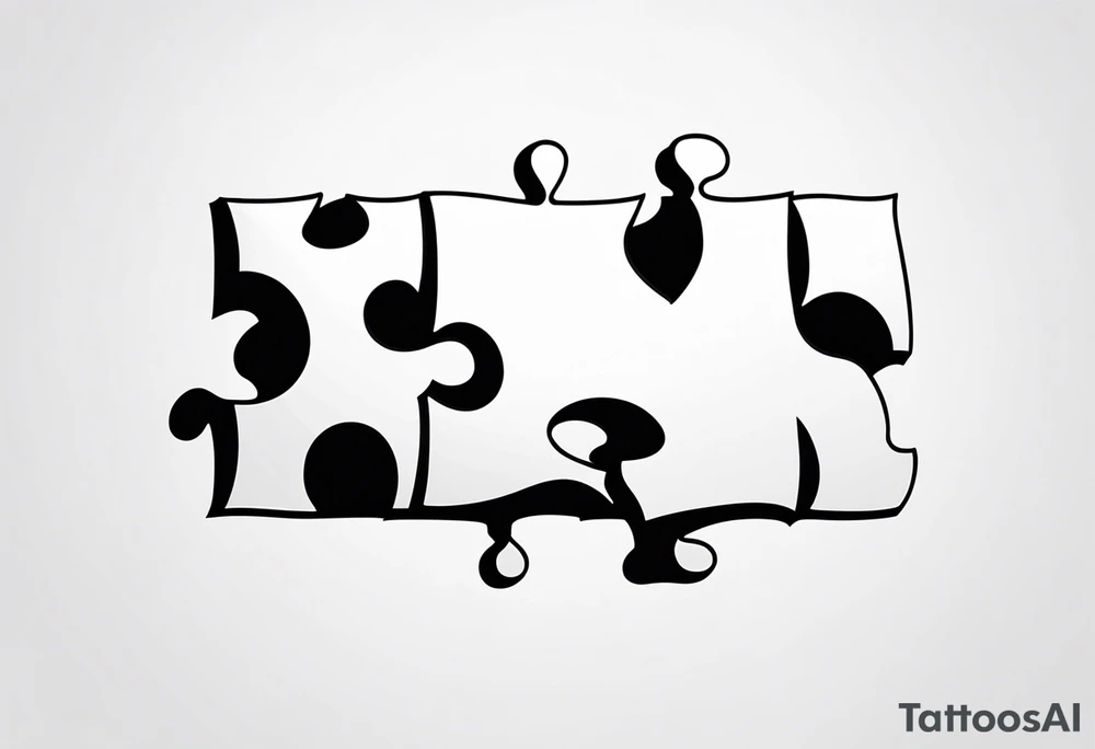 puzzle piece tattoo idea