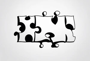 puzzle piece tattoo idea