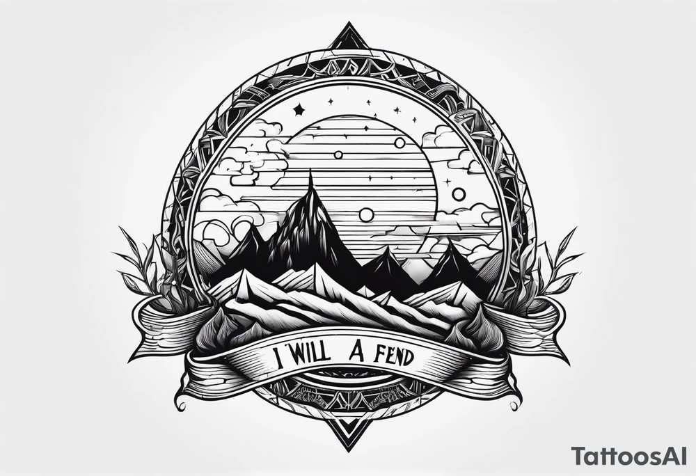 I will fiend a path or I will make it tattoo idea