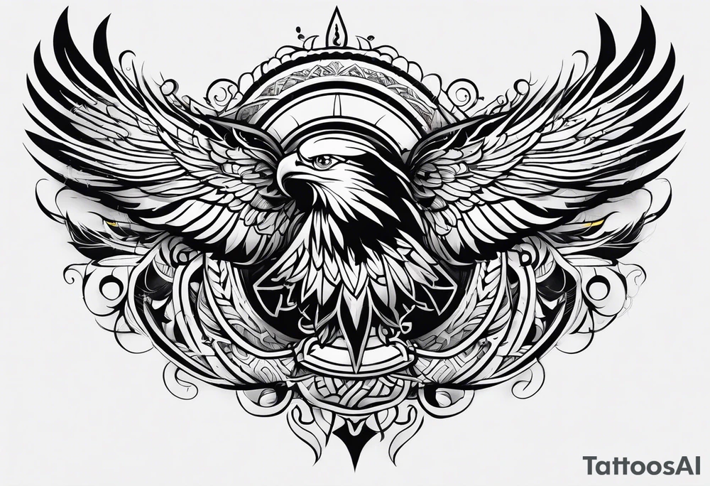 Wind styling for forearm tattoo idea