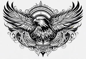 Wind styling for forearm tattoo idea