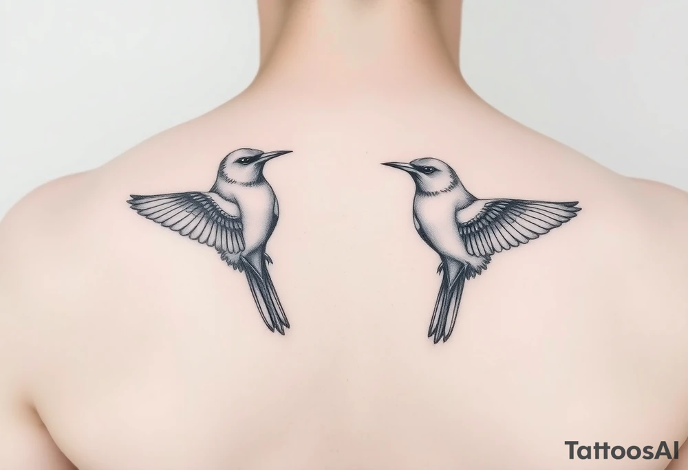 Two birds tattoo idea