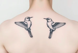Two birds tattoo idea