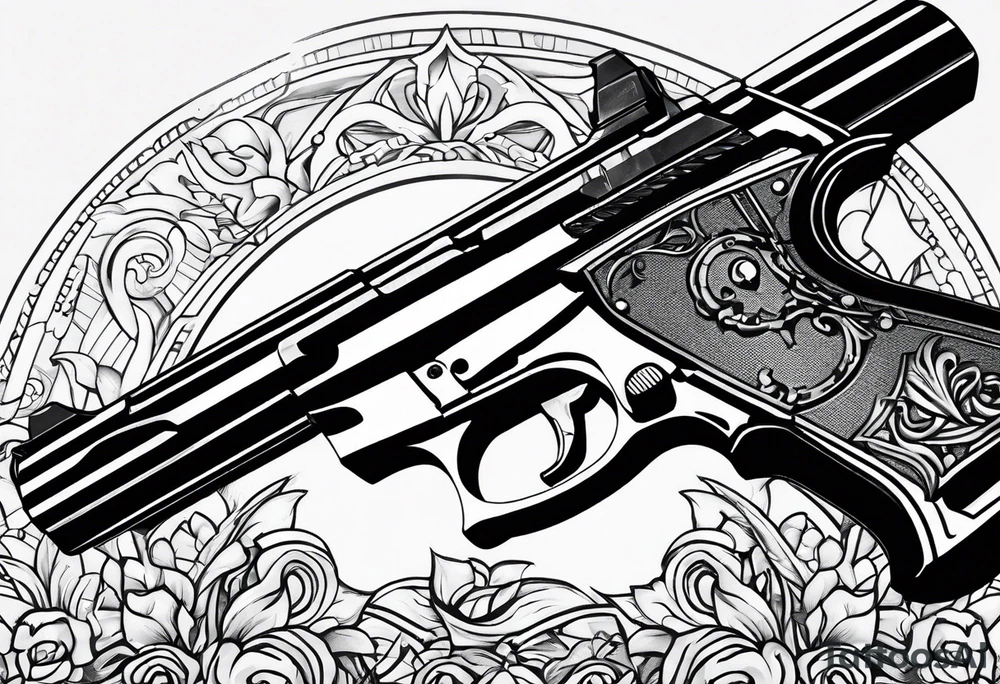 Scareface , gun , The world is yours tattoo idea