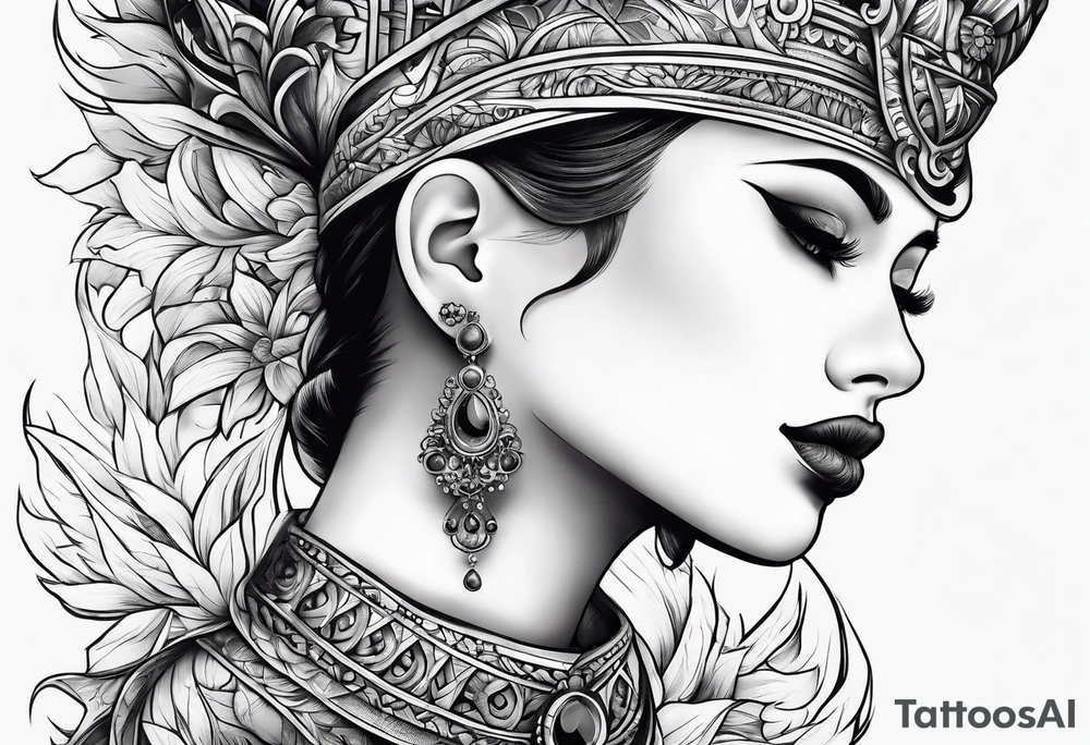 Hand around throat tattoo idea