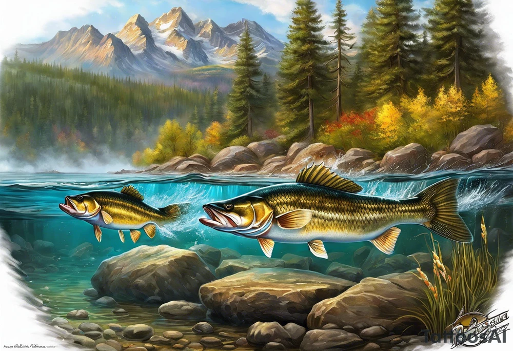 Walleye tattoo idea