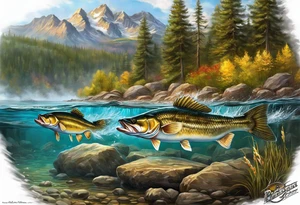 Walleye tattoo idea