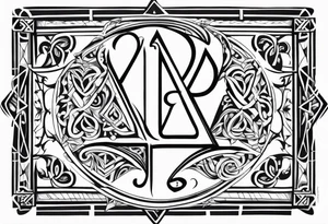 Kendra and Bubba, Nordic rune love tattoo idea