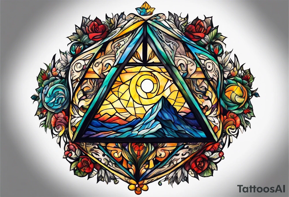 a twenty sided die tattoo idea