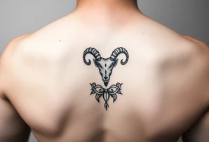 Aries tattoo for the inside wrist, feminine tattoo idea