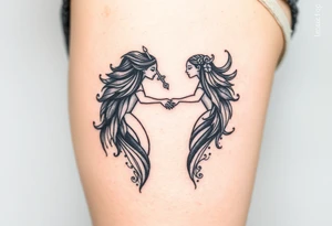 Tarot, the lovers ,runes tattoo idea