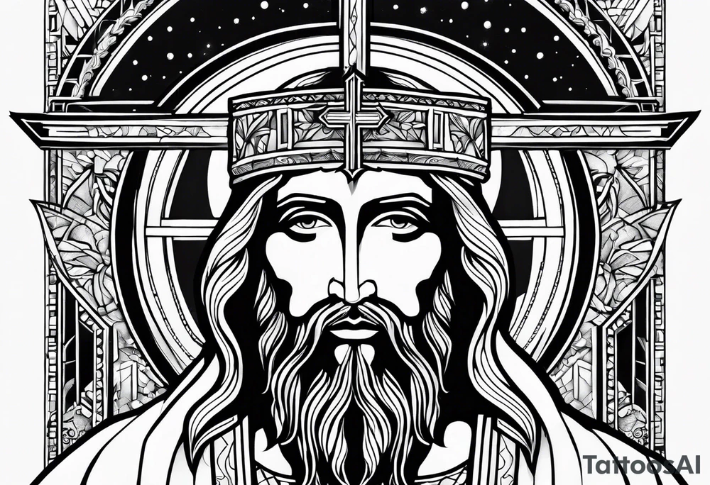 jesus tattoo idea