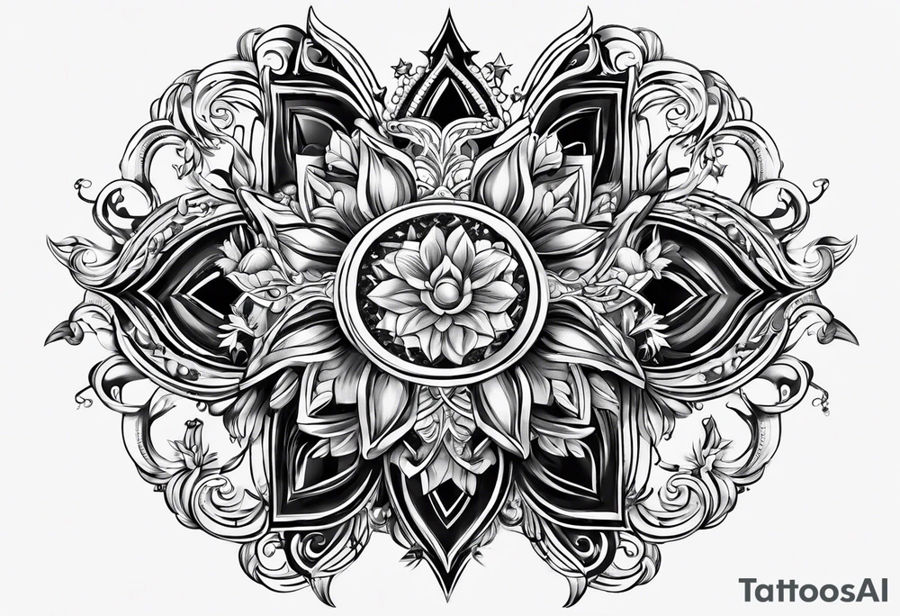 Stars cover up tattoo idea