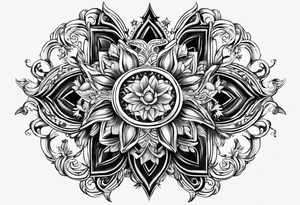 Stars cover up tattoo idea