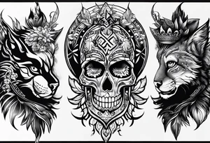 I need a tattoo design that only includes X and I, tattoo idea