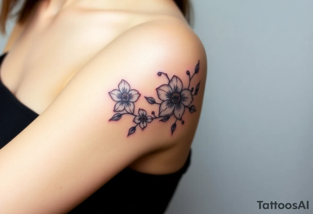Quotes , paintbrus, flowers tattoo idea