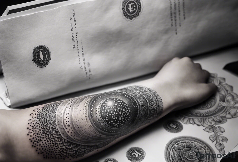 money and fire and love tattoo idea