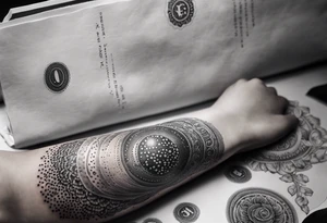 money and fire and love tattoo idea
