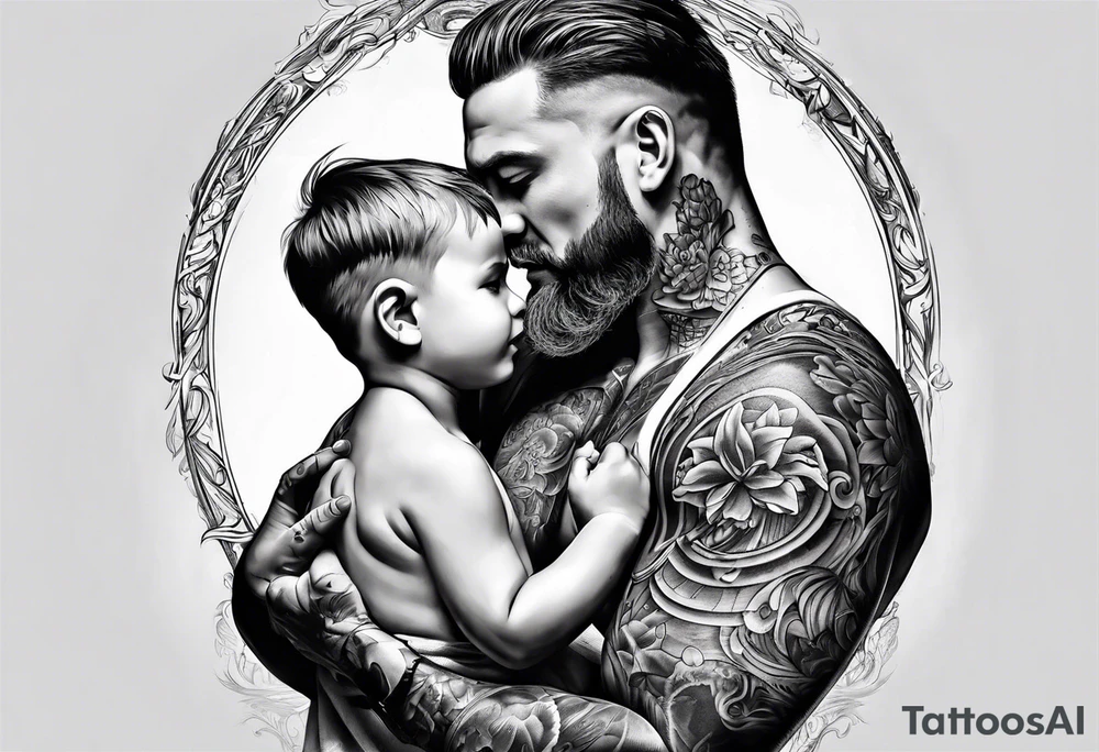 father son tattoo idea