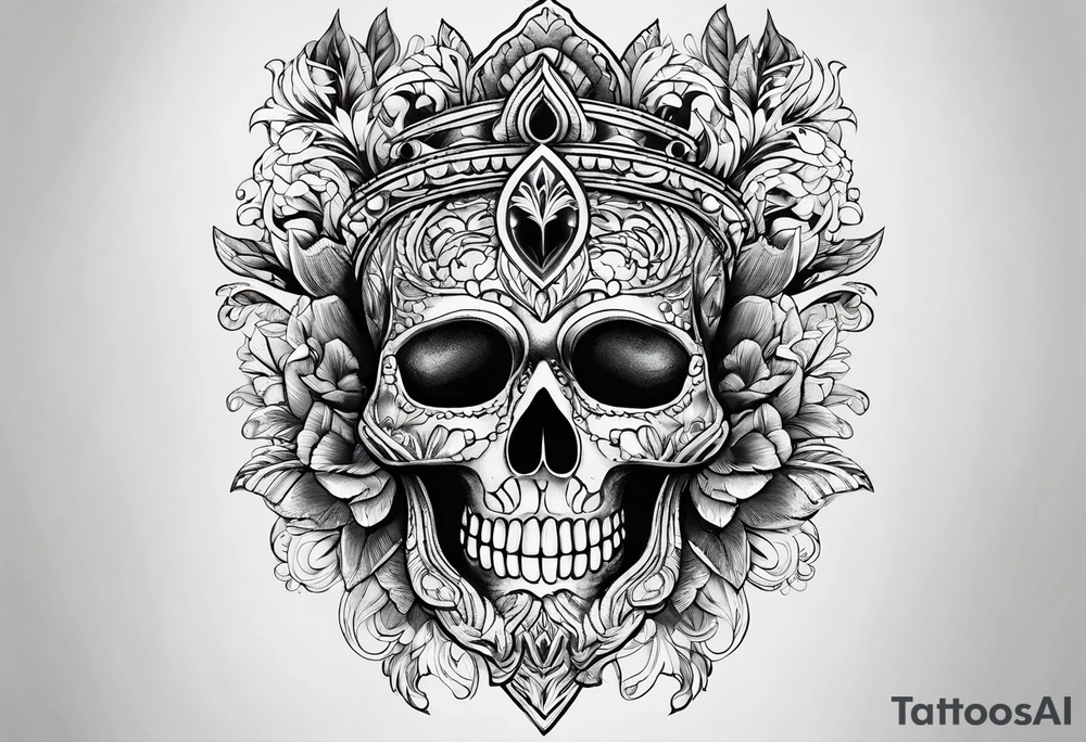 hand print tattoo idea
