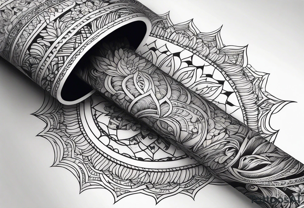 Horizontal long thin inner arm tattoo tattoo idea